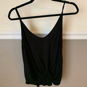 Black tank top